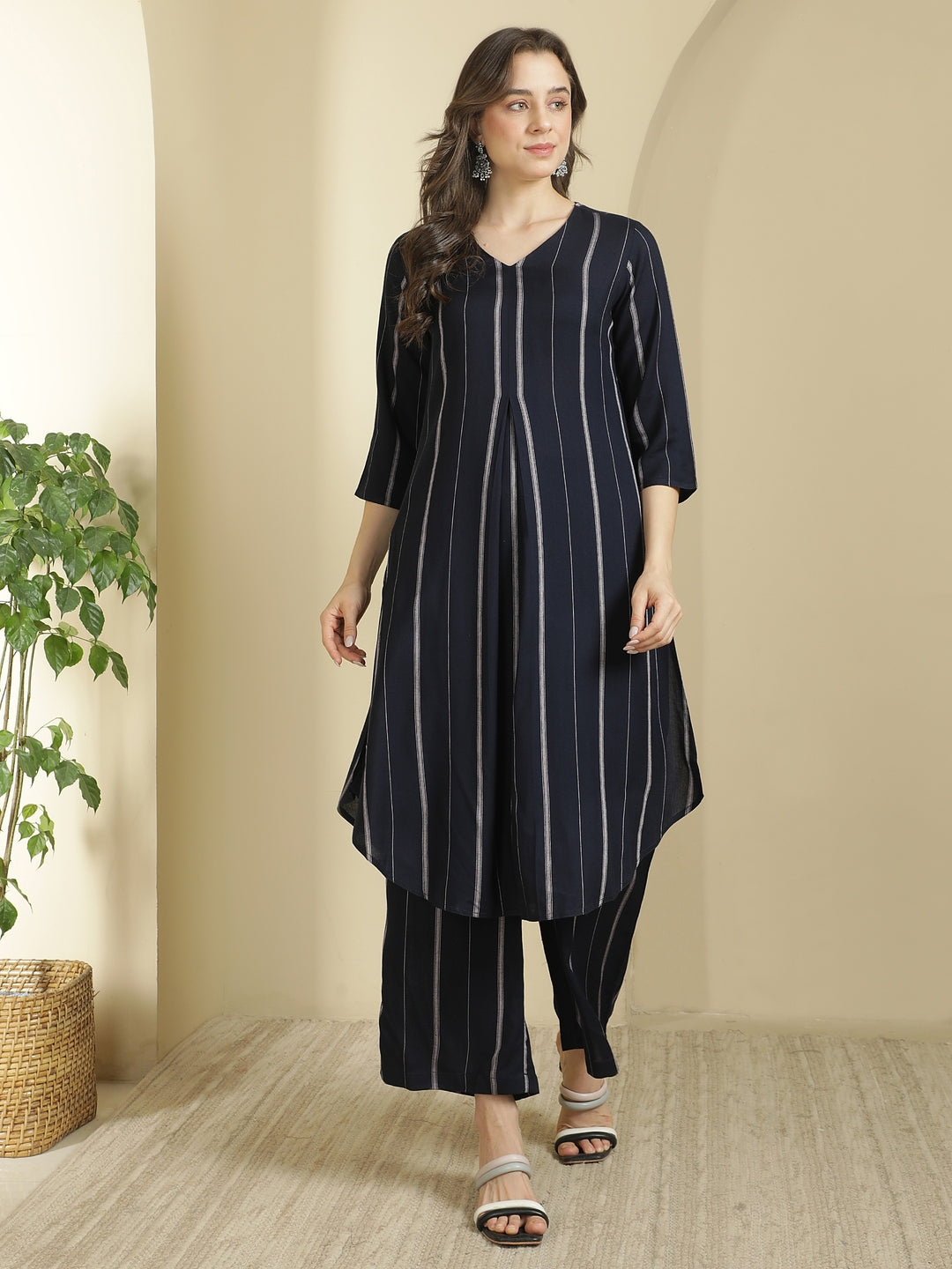 Women Printed A-Line Kurta Sets