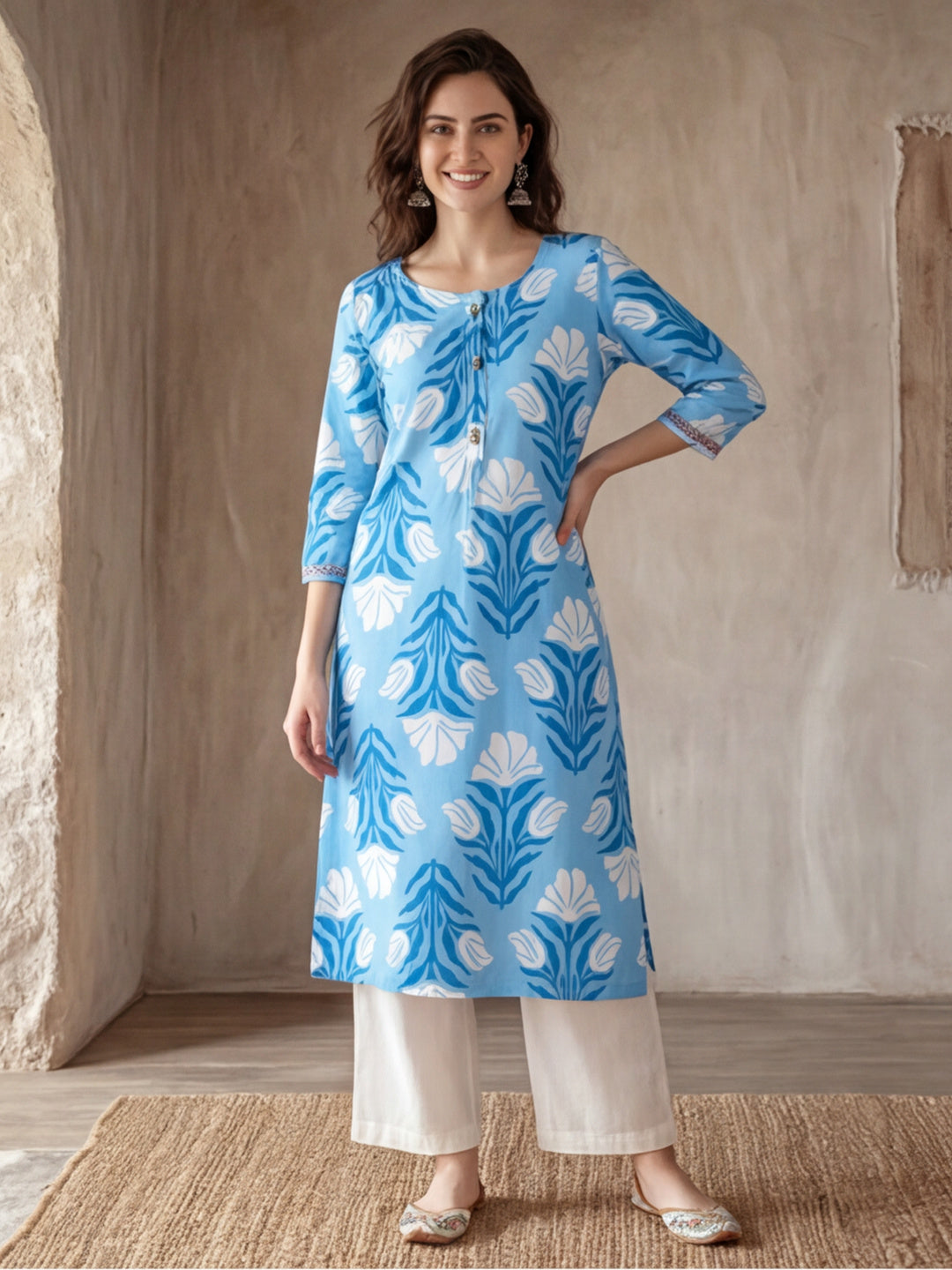Women Floral Printed Kurta