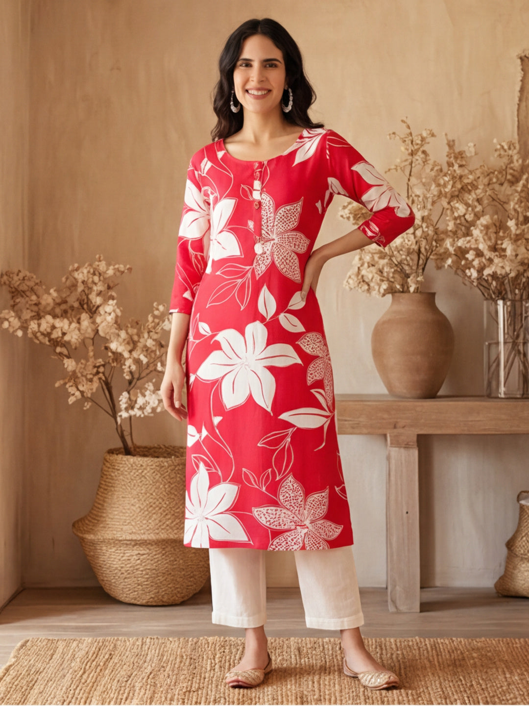 Women Floral Printed Kurta