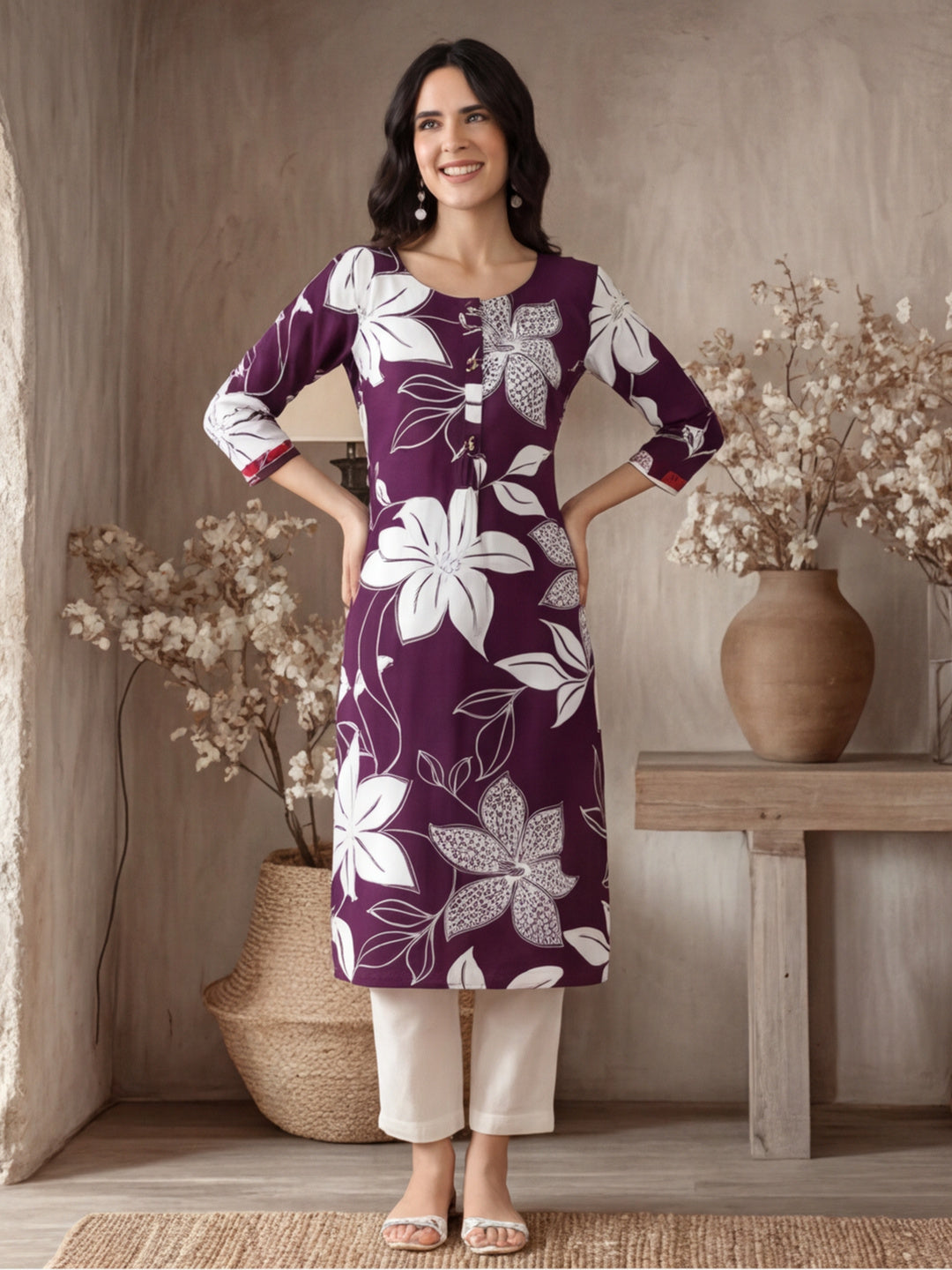 Women Floral Printed Kurta